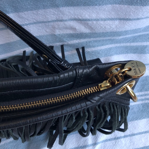 MAXX New York  leather and patent leather fringe - Picture 3 of 11